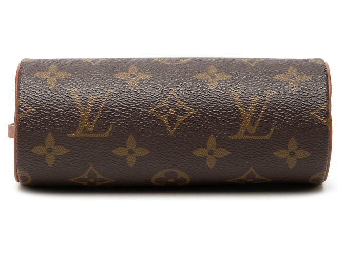 Borsa a mano Louis Vuitton Monogram Papillon Pochette Marrone - vista 3