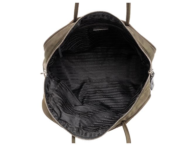 Bolsa Prada Tessuto castanha - vista 4