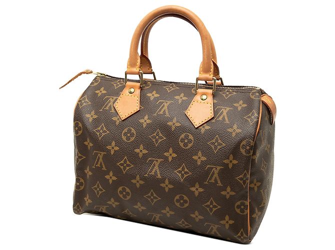 Borsa Boston Louis Vuitton Monogram Speedy 25 Marrone - vista 2