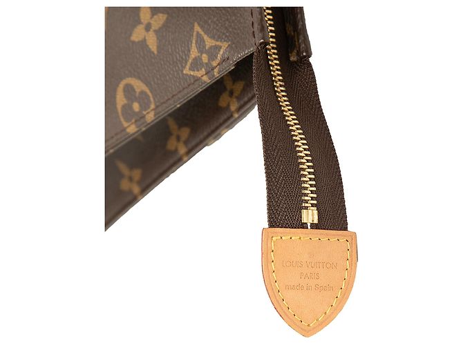 Pouch Toiletry 26 Louis Vuitton Monogram marrone - vista 5