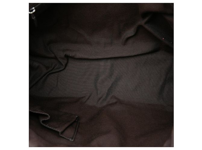Borsa Tote Gucci GG Denim Abbey con anello a D e tasca, marrone - vista 4
