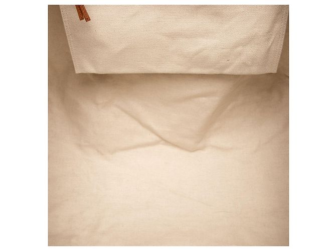 Autre Marque Borsa Tote da Viaggio Maxi Canvas Rive Gauche Saint Laurent Bianca - vista 4