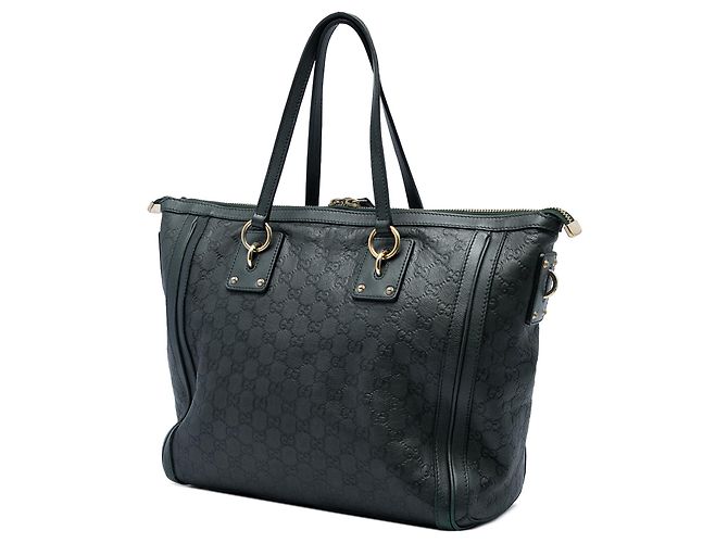 Borsa Gucci Guccissima con charm, Verde - vista 2