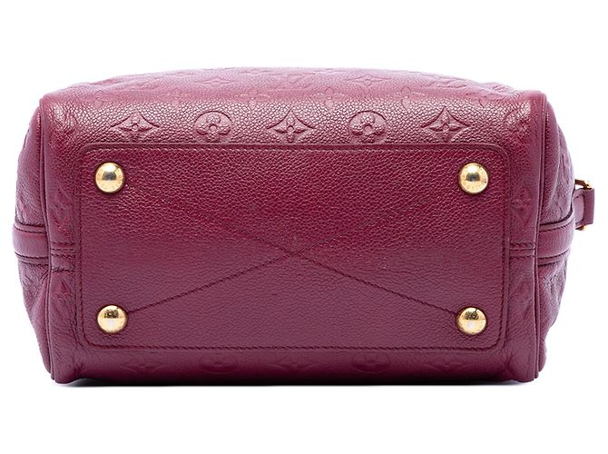 Borsa Louis Vuitton Monogram Empreinte Speedy Bandouliere 25 rossa - vista 3