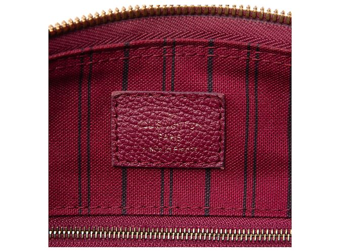 Borsa Louis Vuitton Monogram Empreinte Speedy Bandouliere 25 rossa - vista 5