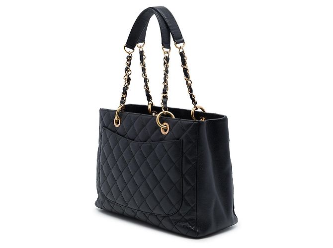 Borsa Grand Shopping Tote Chanel Caviar Nera - vista 2