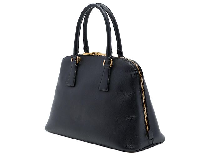 Borsa Prada Medium Saffiano Lux Promenade Nera - vista 2