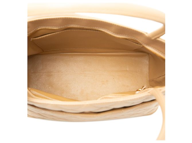Borsa Tote Chanel Caviar Medallion Beige - vista 4