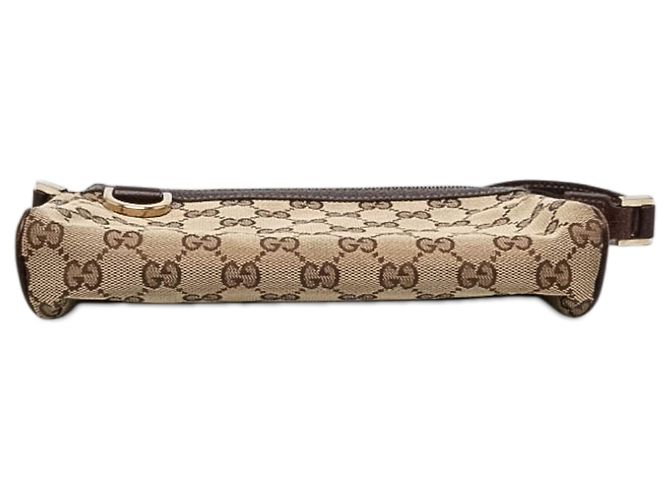 Borsa a pochette Gucci GG Canvas Abbey D Ring Beige - vista 3