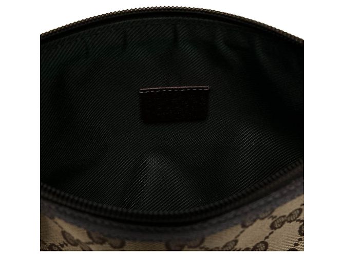 Borsa a pochette Gucci GG Canvas Abbey D Ring Beige - vista 4