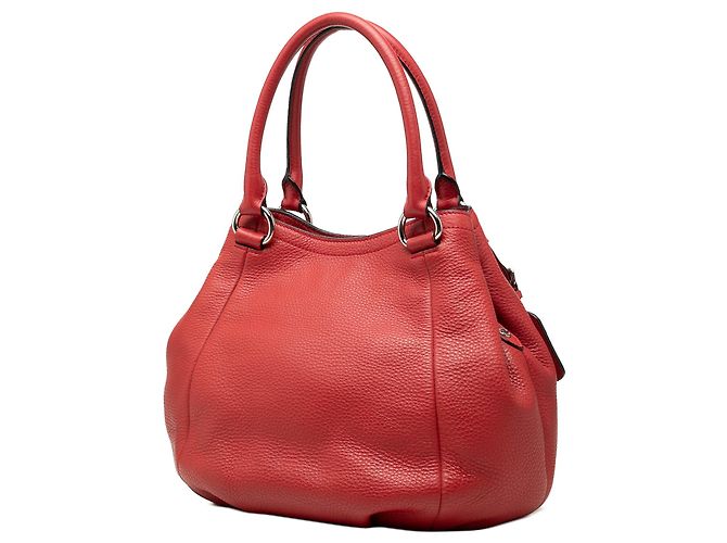 Rote Prada Vitello Daino Open Convertible Tote Satchel - Ansicht 2