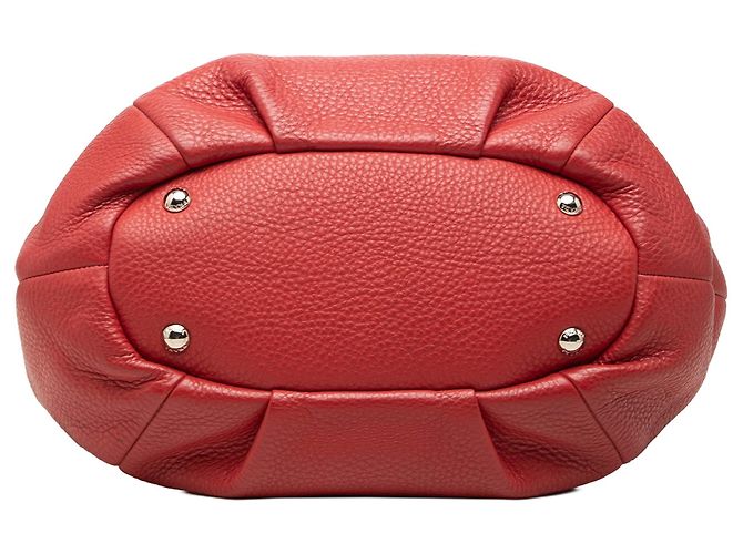Rote Prada Vitello Daino Open Convertible Tote Satchel - Ansicht 3