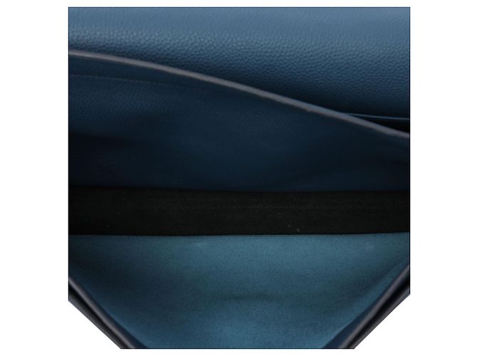 Sac à dépêches Borsa da Lavoro Hermès Togo Casaque Sac a Depeches 38 Blu - vista 4