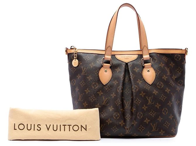 Louis Vuitton Monogram Palermo PM Satchel Braun - Ansicht 7
