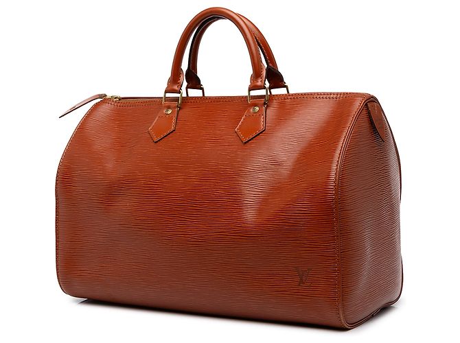 Borsa Boston Louis Vuitton Epi Speedy 35 Marrone - vista 2