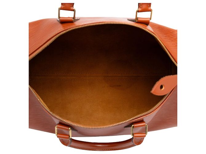 Borsa Boston Louis Vuitton Epi Speedy 35 Marrone - vista 4