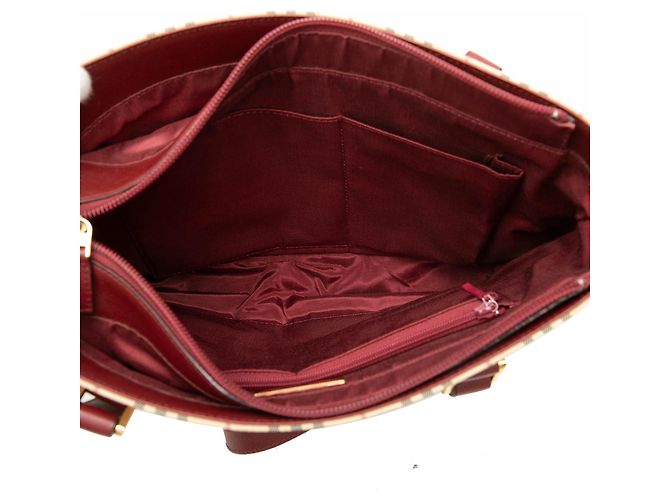 Borsa a tracolla Burberry House Check Canvas Beige - vista 4