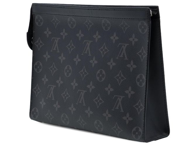 Borsa a Pochette Voyage MM Louis Vuitton Monogram Eclipse Nera - vista 2