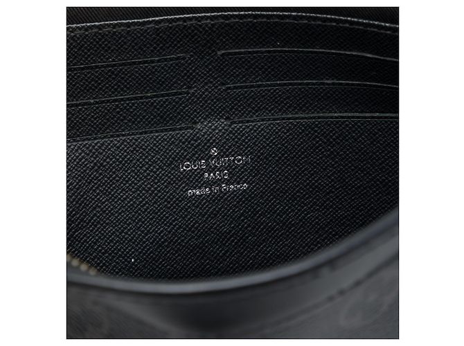 Borsa a Pochette Voyage MM Louis Vuitton Monogram Eclipse Nera - vista 5