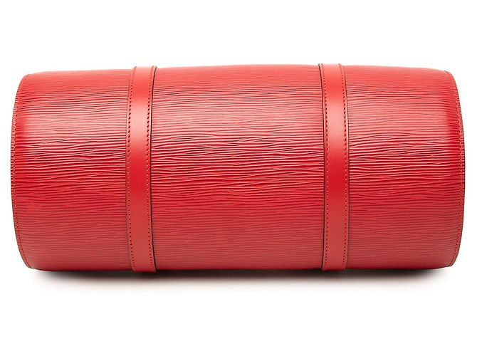 Borsa Louis Vuitton Epi Soufflot rossa - vista 3