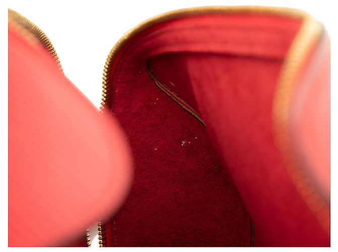 Borsa Louis Vuitton Epi Soufflot rossa - vista 6