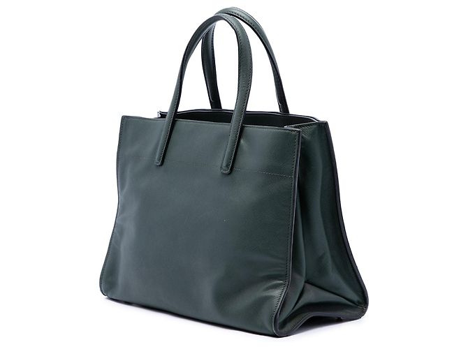 mala Prada Saffiano Soft Triple Pocket Verde - vista 2