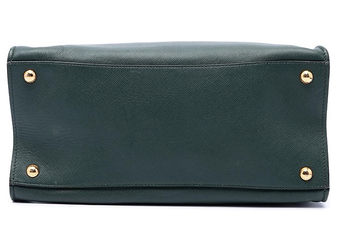 mala Prada Saffiano Soft Triple Pocket Verde - vista 3
