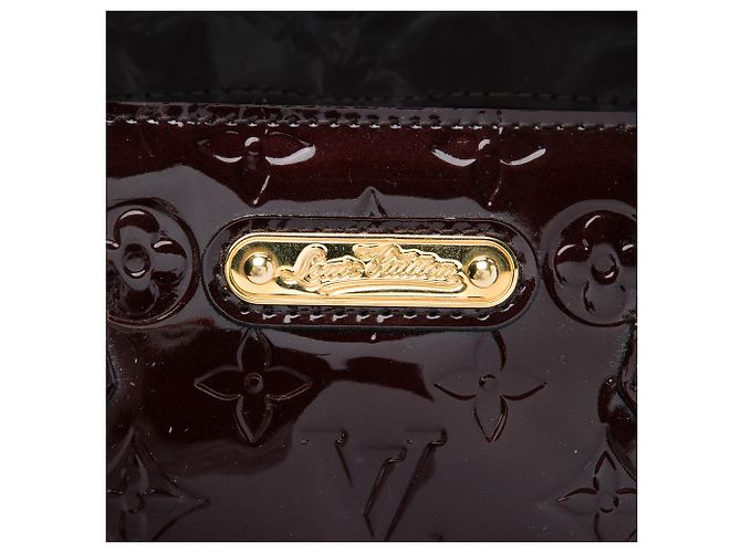 Borsa Louis Vuitton Monogram Vernis Wilshire PM Purple - vista 5