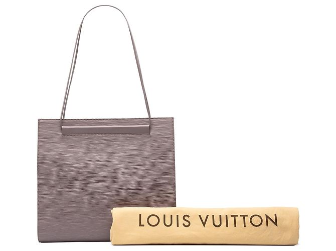 Borsa Tote Louis Vuitton Epi Saint Tropez Viola - vista 7