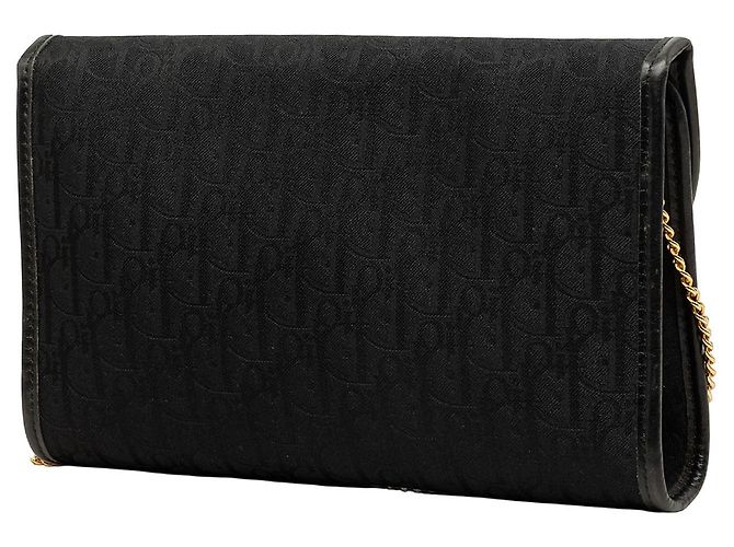 Borsa a tracolla con catena Diorissimo Trotter Canvas Nera Dior - vista 2
