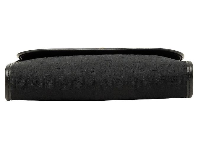 Borsa a tracolla con catena Diorissimo Trotter Canvas Nera Dior - vista 3