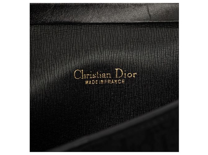 Borsa a tracolla con catena Diorissimo Trotter Canvas Nera Dior - vista 5