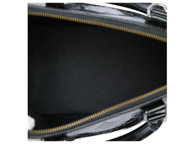Borsa Louis Vuitton Monogram Vernis Alma PM Nera - vista 4