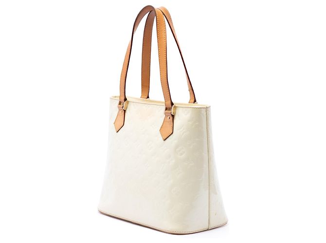 Borsa Tote Louis Vuitton Monogram Vernis Houston Bianca - vista 2