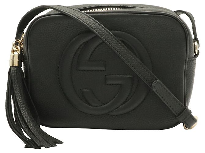 Borsa a tracolla Gucci Soho Small Disco con nappina - vista 2