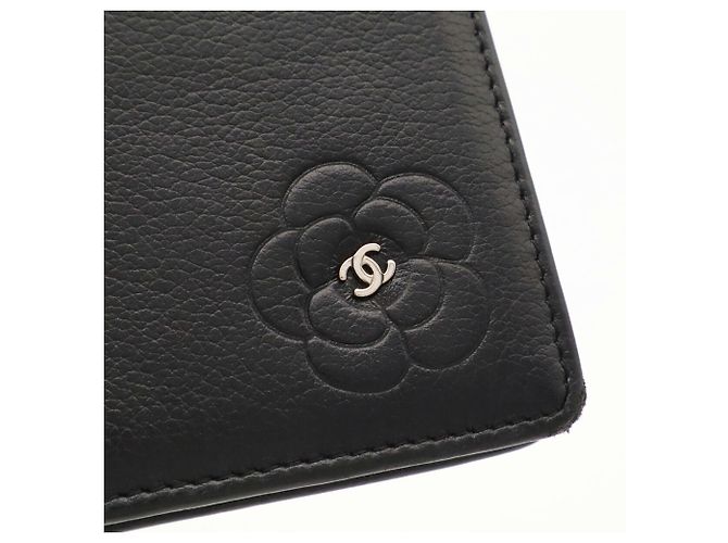 Portafoglio lungo bi-fold Chanel Butterfly Camellia Coco Mark - vista 5