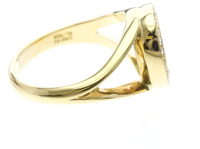 Anillo Alianza Chopard Happy Diamonds en Oro Amarillo 18K - vista 4