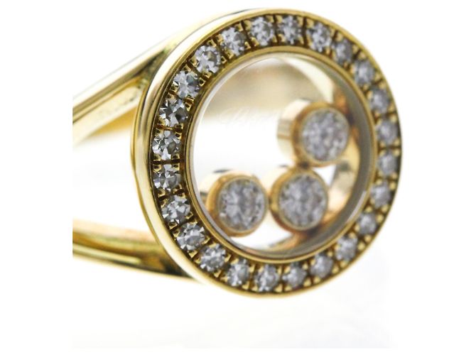 Anillo Alianza Chopard Happy Diamonds en Oro Amarillo 18K - vista 5
