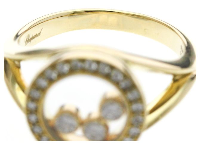 Anillo Alianza Chopard Happy Diamonds en Oro Amarillo 18K - vista 6
