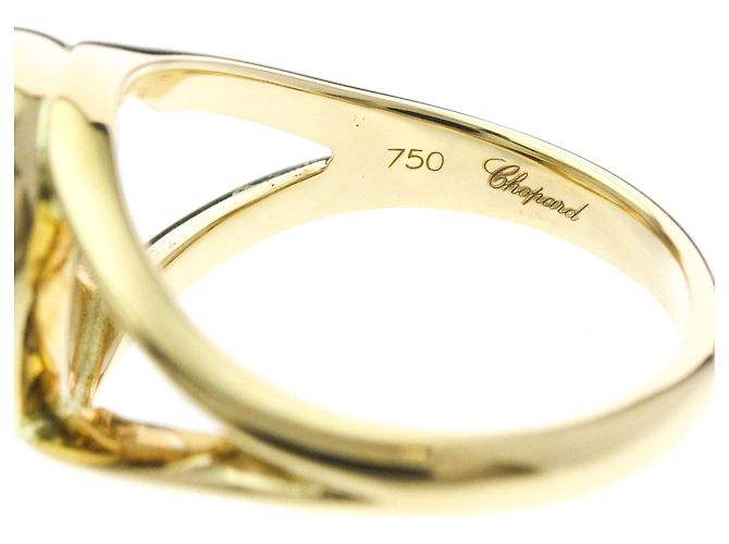 Anillo Alianza Chopard Happy Diamonds en Oro Amarillo 18K - vista 7