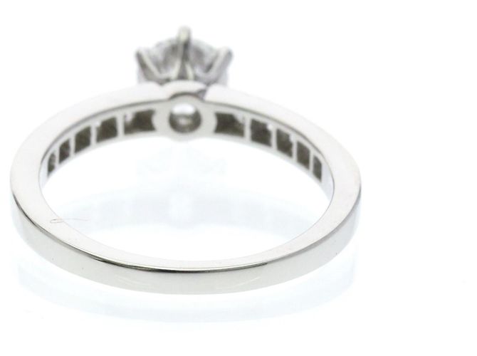 Autre Marque Anello Solitario Tiffany con Diamante - vista 3