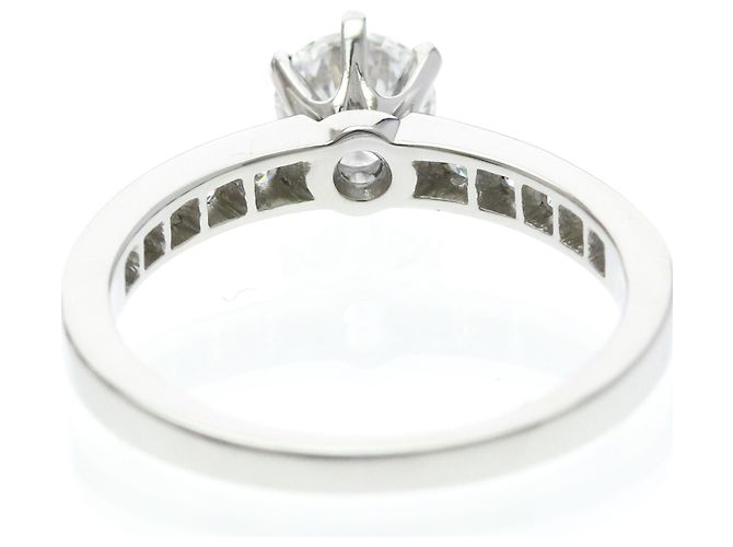 Autre Marque Anello Solitario Tiffany con Diamante - vista 7