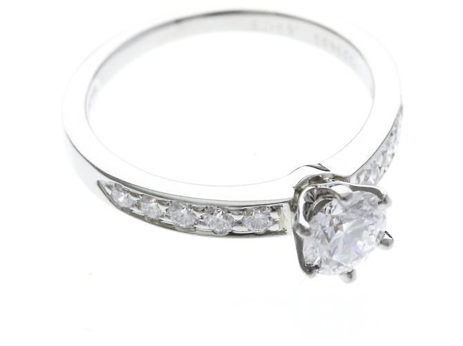 Autre Marque Anello Solitario Tiffany con Diamante - vista 9