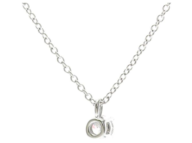 Autre Marque Tiffany Solitär-Diamant-Halskette - Ansicht 2