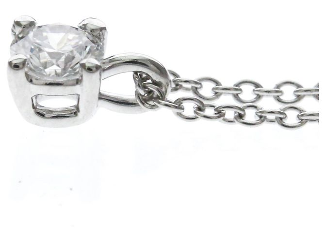 Autre Marque Tiffany Solitär-Diamant-Halskette - Ansicht 3