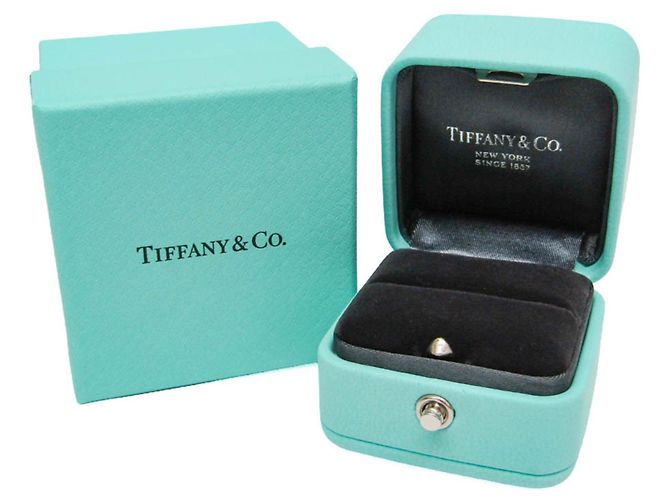 Autre Marque Bague Anneau Tiffany T True Narrowing en Or Blanc - vue 10