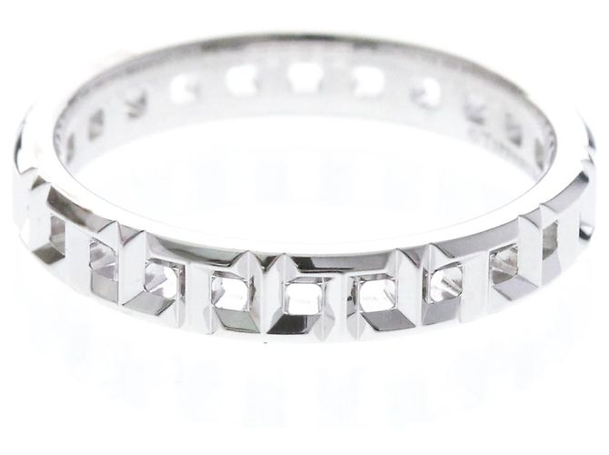 Autre Marque Bague Anneau Tiffany T True Narrowing en Or Blanc - vue 2