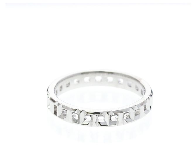 Autre Marque Bague Anneau Tiffany T True Narrowing en Or Blanc - vue 3
