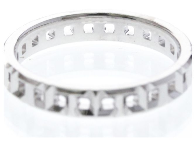 Autre Marque Bague Anneau Tiffany T True Narrowing en Or Blanc - vue 7