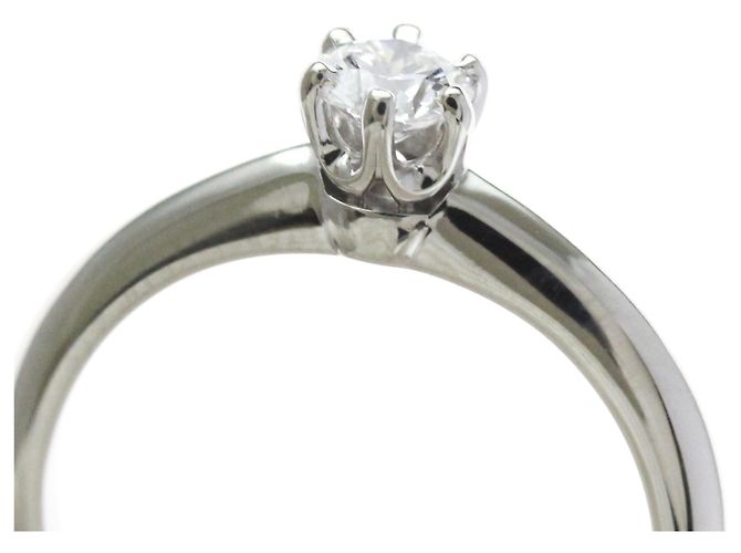 Autre Marque Tiffany Classic Solitaire Verlobungsring aus Platin - Ansicht 10
